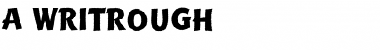 Download a_WritRgh Font Download a_WritRgh Font