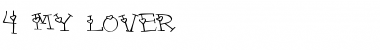 Download 4 my lover Font Download 4 my lover Font