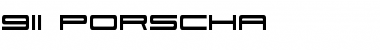 Download 911 Porscha Font Download 911 Porscha Font