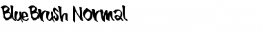 Download BlueBrush-Normal Font Download BlueBrush-Normal Font