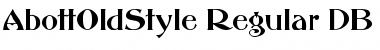 Download AbottOldStyle DB Font Download AbottOldStyle DB Font