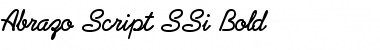 Download Abrazo Script SSi Font Download Abrazo Script SSi Font