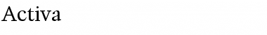 Download Activa Font Download Activa Font