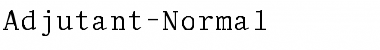Download Adjutant-Normal Font Download Adjutant-Normal Font