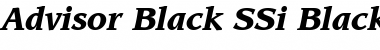 Download Advisor Black SSi Font Download Advisor Black SSi Font