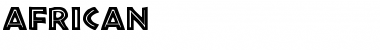Download African Font Download African Font