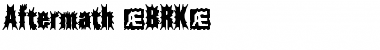 Download Aftermath (BRK) Font Download Aftermath (BRK) Font
