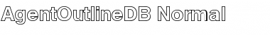 Download AgentOutlineDB Font Download AgentOutlineDB Font
