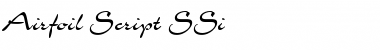 Download Airfoil Script SSi Font Download Airfoil Script SSi Font