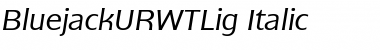 Download BluejackURWTLig Font Download BluejackURWTLig Font