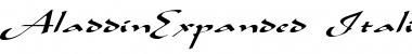 Download AladdinExpanded Font Download AladdinExpanded Font
