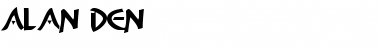 Download Alan Den Font Download Alan Den Font