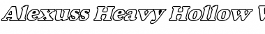 Download Alexuss Heavy Hollow W_BI Font Download Alexuss Heavy Hollow W_BI Font