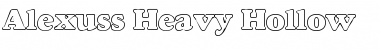 Download Alexuss Heavy Hollow Font Download Alexuss Heavy Hollow Font