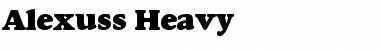 Download Alexuss Heavy Font Download Alexuss Heavy Font
