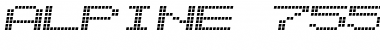 Download Alpine 7558S Font Download Alpine 7558S Font