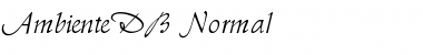 Download AmbienteDB Font Download AmbienteDB Font