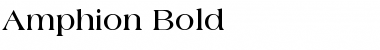 Amphion Bold Font