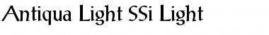 Download Antiqua Light SSi Font Download Antiqua Light SSi Font