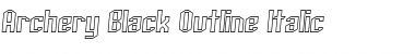 Download Archery Black Outline Font Download Archery Black Outline Font