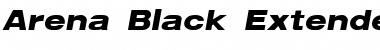 Download Arena Black Extended Font Download Arena Black Extended Font
