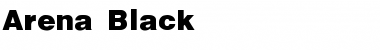 Download Arena Black Font Download Arena Black Font