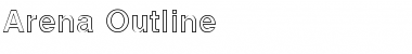 Download Arena Outline Font Download Arena Outline Font