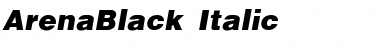 Download ArenaBlack Font Download ArenaBlack Font