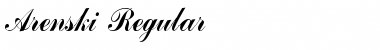 Download Arenski Font Download Arenski Font