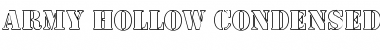 Download Army Hollow Condensed Font Download Army Hollow Condensed Font
