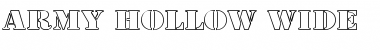 Download Army Hollow Wide Font Download Army Hollow Wide Font