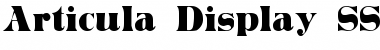 Download Articula Display SSi Font Download Articula Display SSi Font
