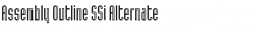 Download Assembly Outline SSi Font Download Assembly Outline SSi Font