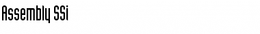 Download Assembly SSi Font Download Assembly SSi Font