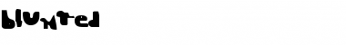 Download Blunted Font Download Blunted Font