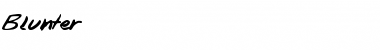 Download Blunter Font Download Blunter Font