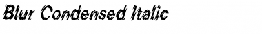 Download BlurCondensed Font Download BlurCondensed Font
