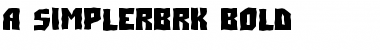 Download a_SimplerBrk Font Download a_SimplerBrk Font