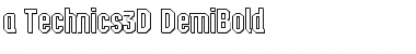 Download a_Technics3D Font Download a_Technics3D Font