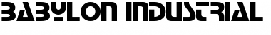 Download Babylon Industrial 2 Font Download Babylon Industrial 2 Font