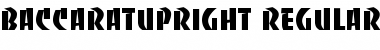 Download BaccaratUpright Font Download BaccaratUpright Font