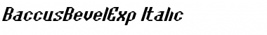 Download BaccusBevelExp Font Download BaccusBevelExp Font