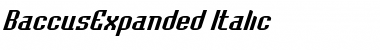 Download BaccusExpanded Font Download BaccusExpanded Font
