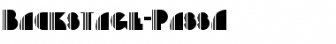 Download Backstage-PassA Font Download Backstage-PassA Font