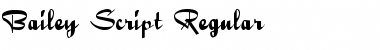 Download Bailey Script Font Download Bailey Script Font