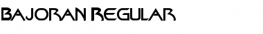 Download Bajoran Font Download Bajoran Font