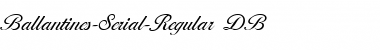 Download Ballantines-Serial DB Font Download Ballantines-Serial DB Font
