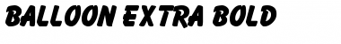 Download Balloon Extra Font Download Balloon Extra Font