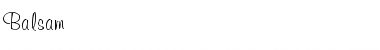 Download Balsam Font Download Balsam Font