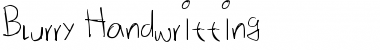 Download Blurry Handwritting Font Download Blurry Handwritting Font